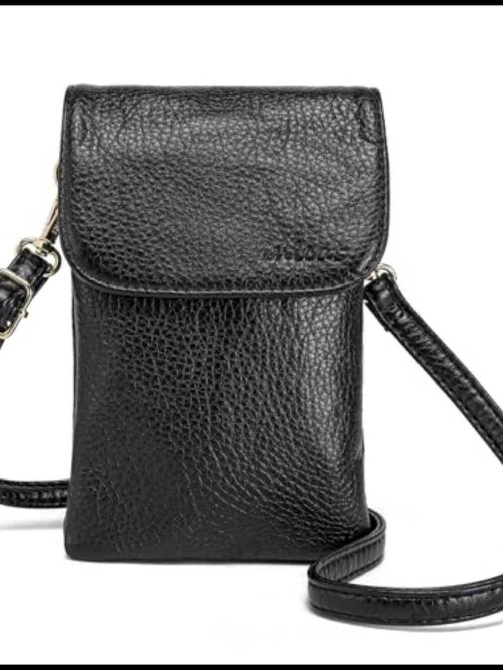 Small Crossbody Bag Vegan Leather Phone Purse Adjustable Strap Multi-Pocket